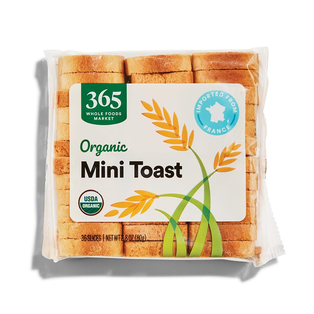 365 by Whole Foods Market, Organic Mini Toast, 2.8 Ounce