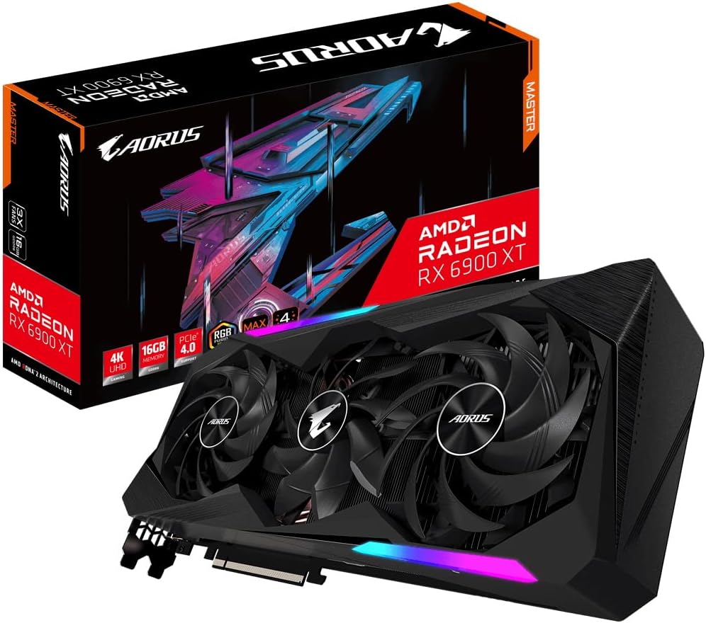 Gigabyte Aorus Radeon RX 6900 XT Master 16G Rev 2.0 (16GB GDDR6/PCI Express 4.0/2335MHz/16000MHz)