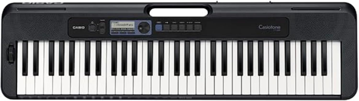 Casio Casiotone CT-S300 – Portable Keyboard | Touch-Sensitive | 400 Tones, 77 Rhythms & Pitch Bend | Ideal for Music Creation Anytime, Anywhere | Touch-sensitive; 400 tones, 77 rhythms; pitch bend; for music creation anytime, anywhere
