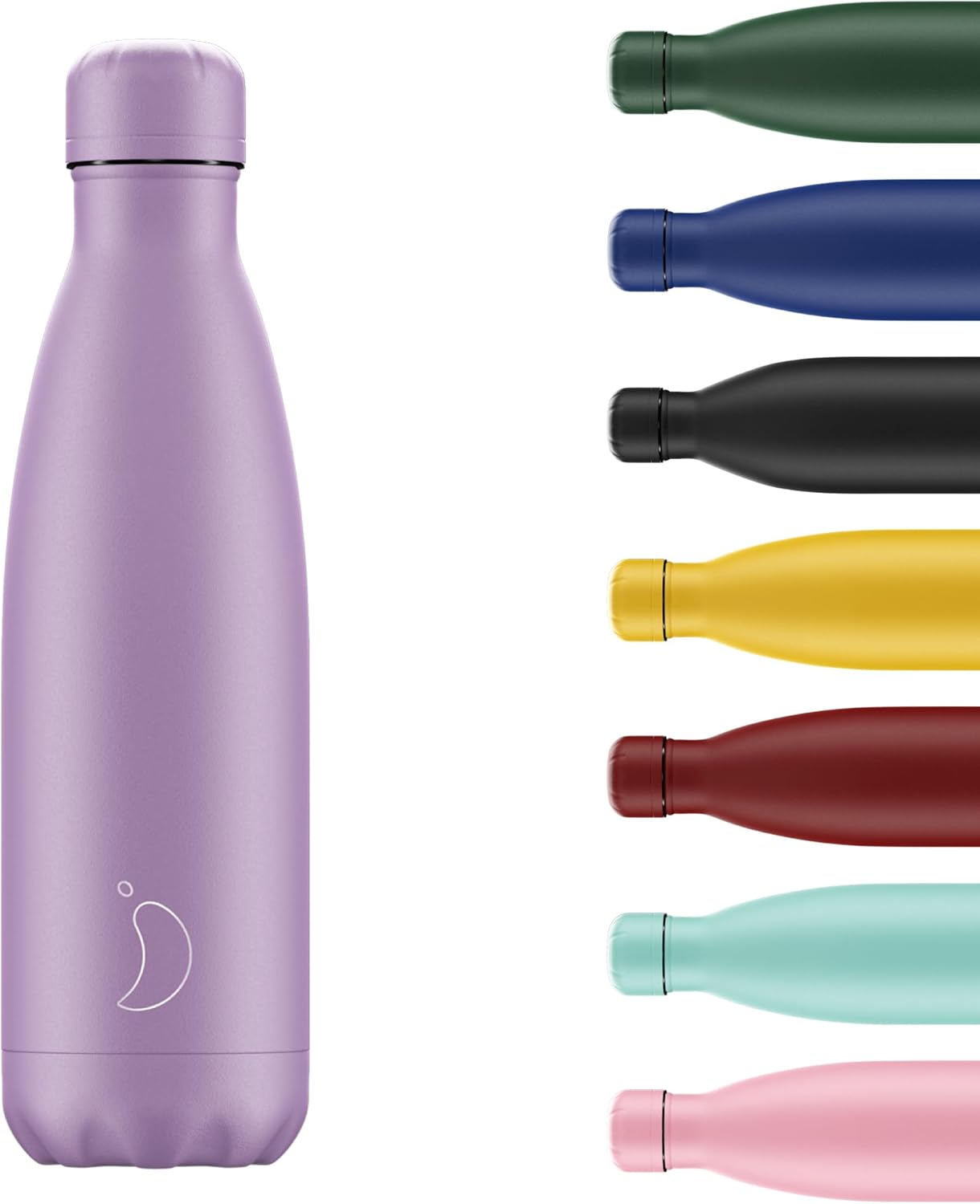 Chilly's Water Bottle | Stainless Steel and Reusable | Leak Proof, Sweat Free | Blush