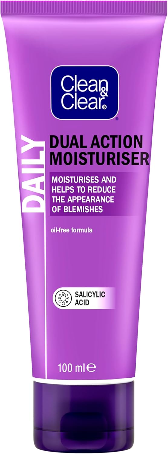 Clean & Clear Dual Action Moisturiser, 100ml