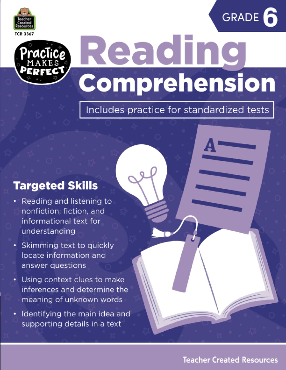 Teacher Created Resources Practice Makes Perfect: Reading Comprehension Grade 6, 2nd Edition (TCR3367) (Practice Makes Perfect (Teacher Created Materials))