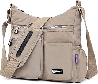 NOTAG Crossbody Bags for Women Waterproof Multi Pockets Handbag Shoulder Bag Lightweight Large Crossbody Bag Messenger Bag