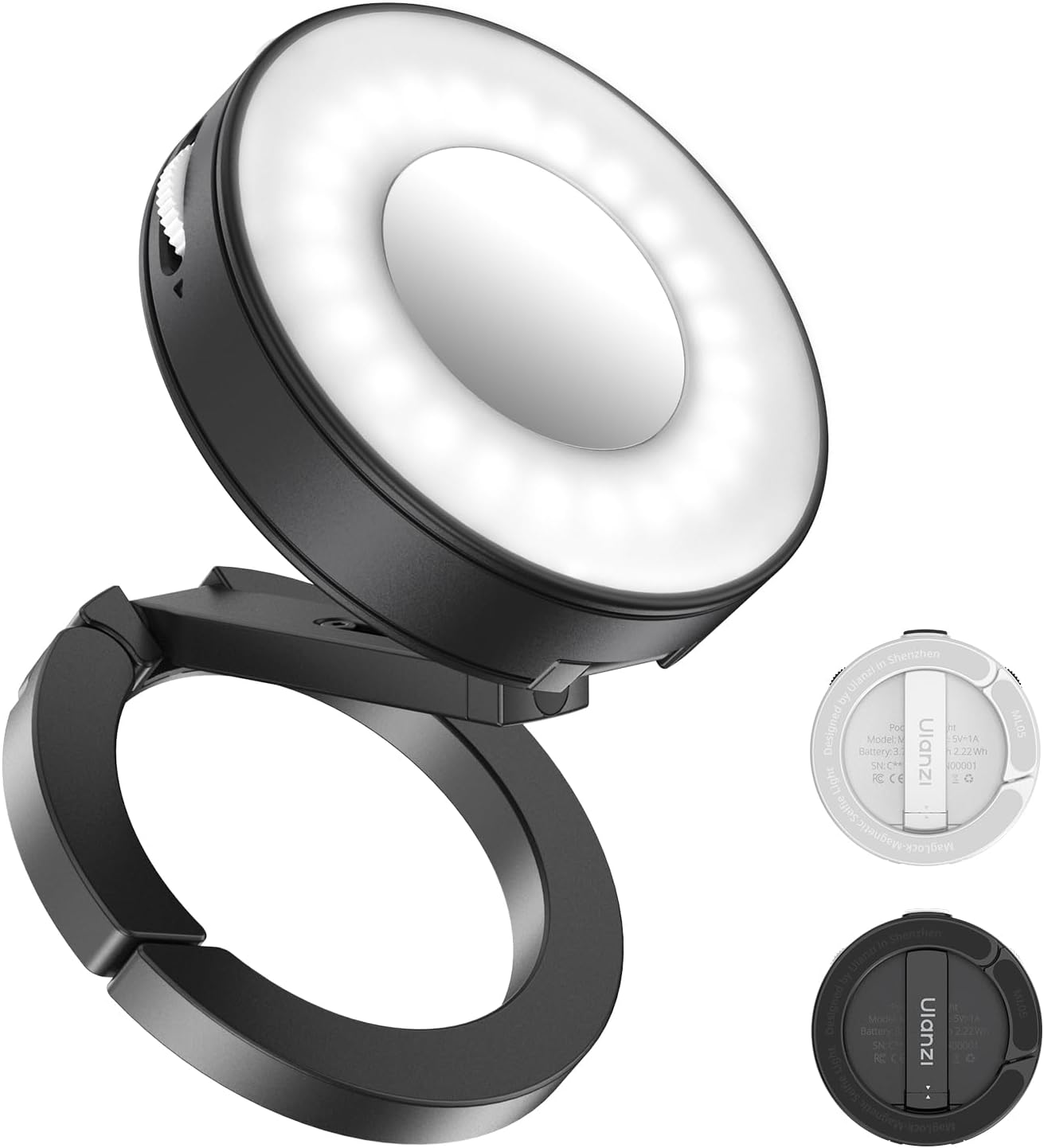 Ulanzi ML05 Magnetic Selfie Light, Mini Phone Light for iPhone Magsafe