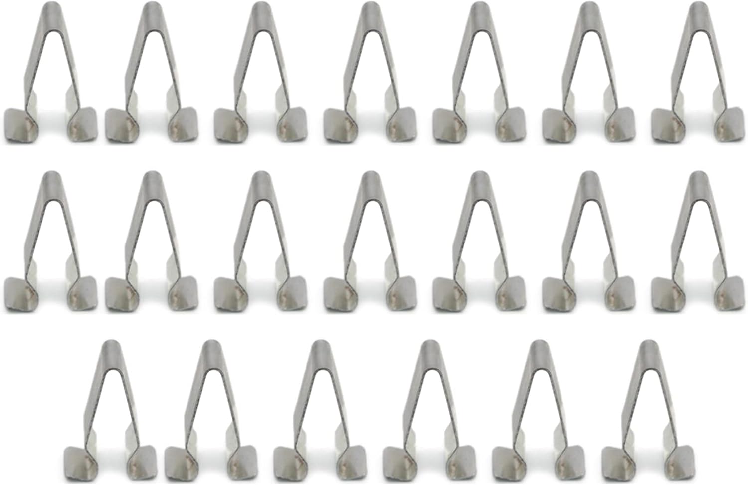 20 Pcs Metal Interior Trim Panel Lining Spring Clips Vehicle Interior Upholstery Retainers Auto Replacement Parts for Most Cars