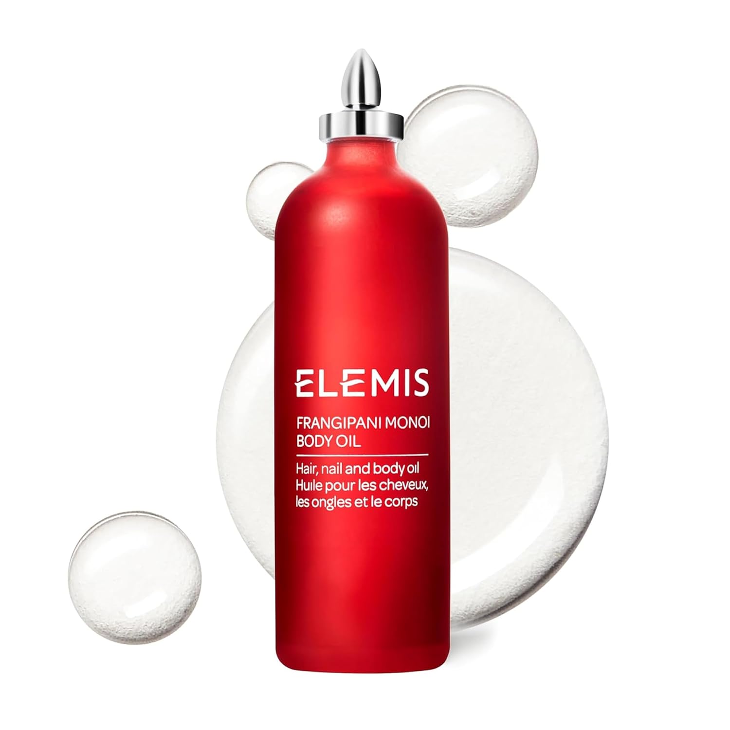 ELEMIS Frangipani Monoi Body Oil 100ml, Luxurious Nourishing Oil for Soft, Hydrated Skin & Hair