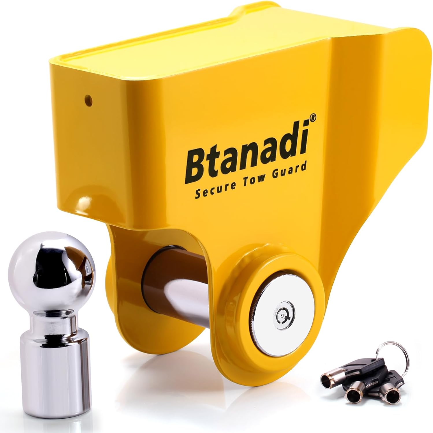 Trailer Hitch Lock – Heavy Duty Anti-Theft Security for Knott Avonride 50mm Cast Coupling Heads Including 575003, 575004, 575005 and 575008 – Steel Hitch Lock for Secure Coupling Protection