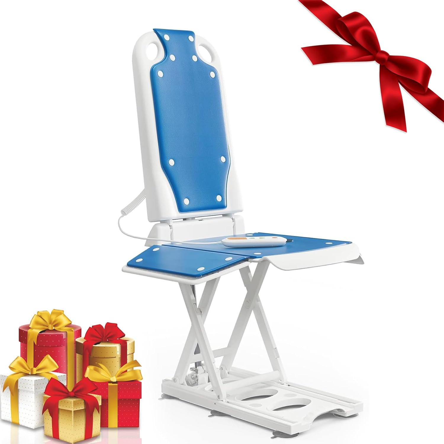 MAIDeSITe Electric Chair Lift, Get Up from Floor, Floor Lift for Elderly, Can be Raised to 20”, Help You Stand Up Again, Support Up to 300 LBS, Item Weight 30 LBS, FSA HSA Eligible, JC35M3