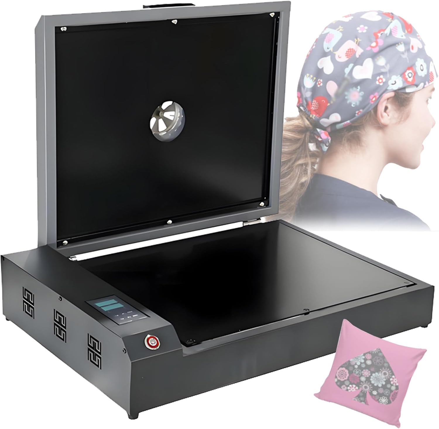 DTF Curing Machine, Upgraded A3/A4/A5 DTF Dryer Oven, 40x32CM DTF Heat Transfer Equipment with Temperature and Time Control, 930W Automatic DTF Oven