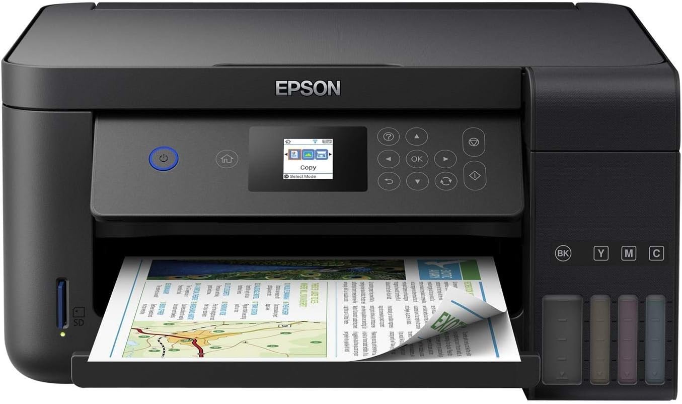 Epson EcoTank ET-2750 A4 Print/Scan/Copy Wi-Fi Printer, Black