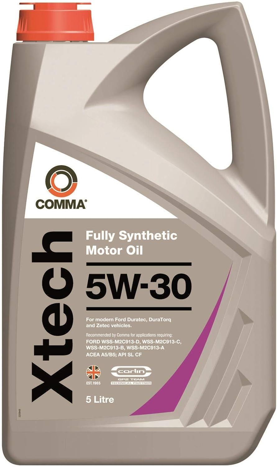 Comma XTC5L XTech Fully Synthetic 5W30 Motor Oil, 5 Litre