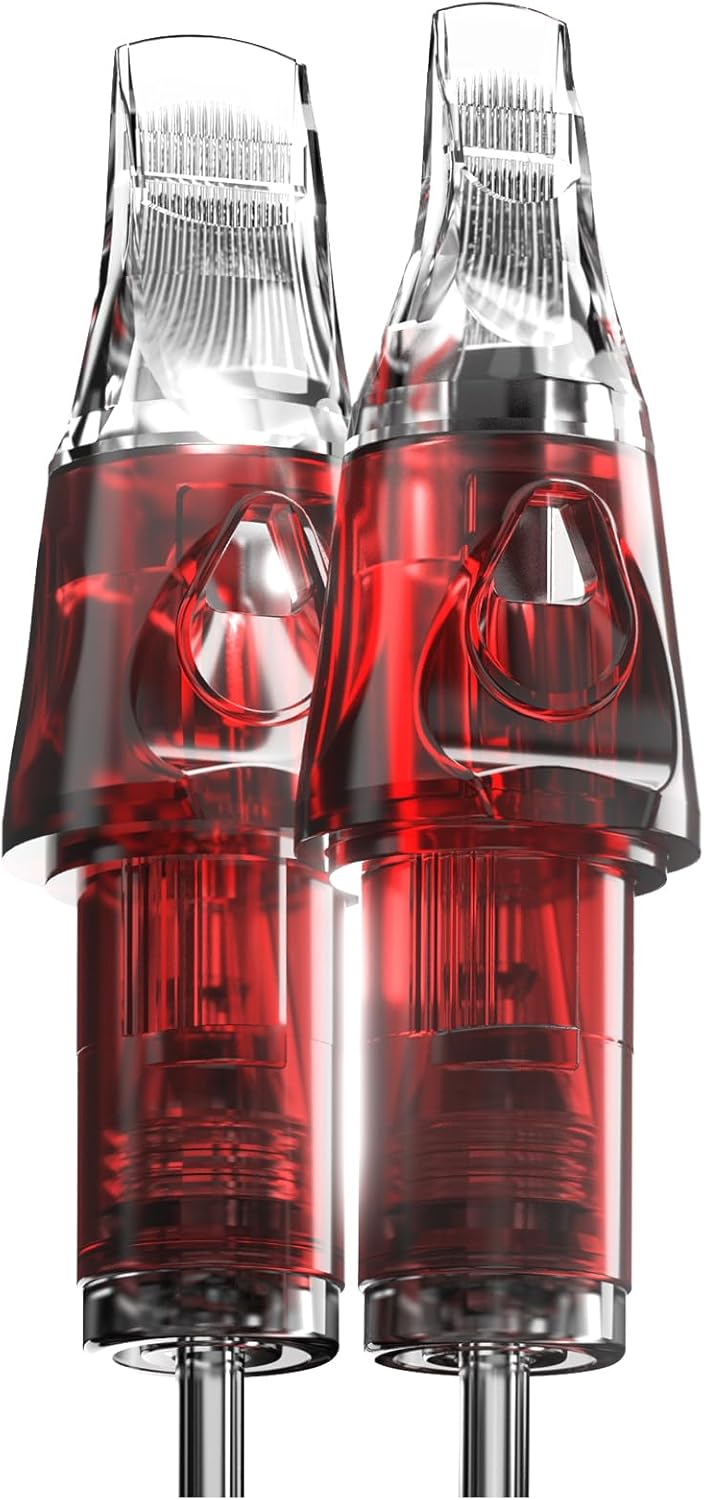 CNC 20Pcs Tattoo Cartridges Needles Disposable Mixed #12 Standard Round Magnum Curved Magnum 7RM 9RM 11RM 13RM Tattoo Needles EN04X-20KIT-O