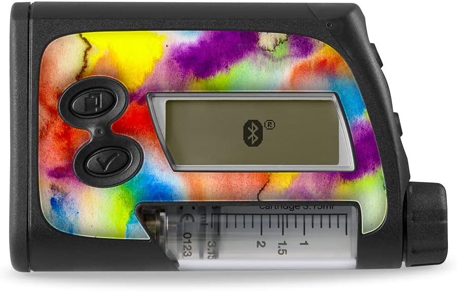 Blaze of Colors - Sticker Skin for Accu-Chek Spirit Combo Insulin Pump