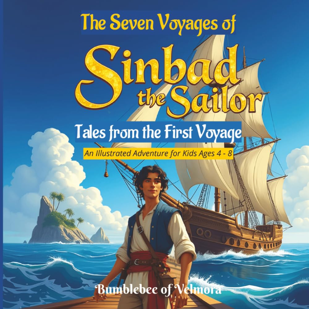 The Seven Voyages of Sinbad the Sailor: Tales from the First Voyage | An Illustrated Adventure for Kids Ages 4–8 (Tales from the Seven Seas)