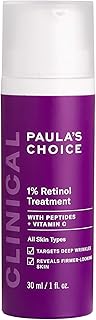 Paula's Choice CLINICAL 1% Retinol Treatment Cream with Peptides, Vitamin C & Licorice Extract, Anti-Aging & Wrinkles