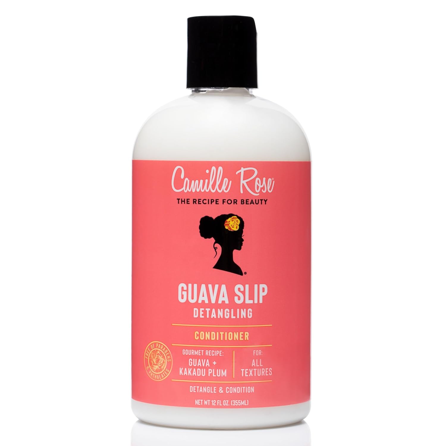 Camille Rose Guava Slip Detangling Conditioner, with Guava, Kakadu Plum and Soursop to Detangle, Condition and Revive, for All Hair Textures, 12 fl oz