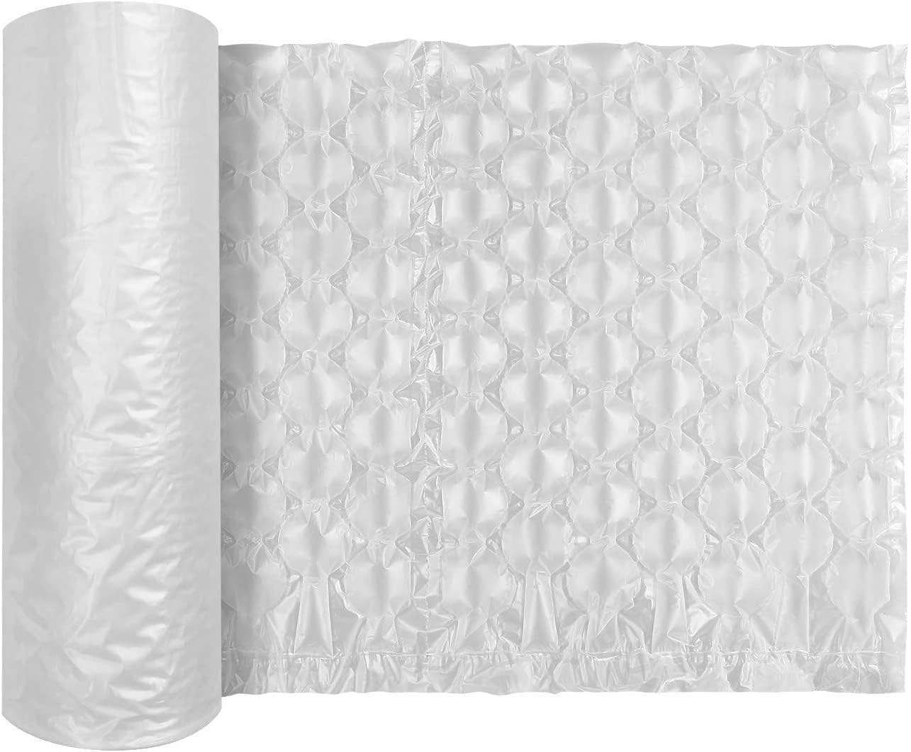 Air Cushion Film Bubble Cushioning Wrap Inflatable Air Pillow Film Roll for Packaging, 1 Roll 400mm X 290mm X 300m X 0.02mm, ONLY Compatible with JZBRAIN 056C/YE310 Air Pillow Machine (74005)