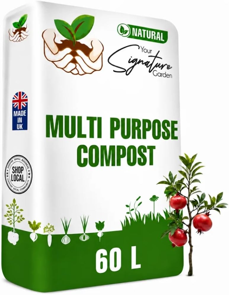 Laeto Multi Purpose Compost 60L, Potting Soil for Garden House Plant Mix