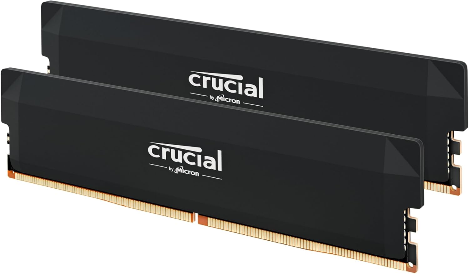 Crucial Pro 32GB DDR5 RAM Kit (2x16GB),CL36 6000MHz, Overclocking Desktop Gaming Memory, Intel XMP 3.0 & AMD Expo Compatible, Black - CP2K16G60C36U5B
