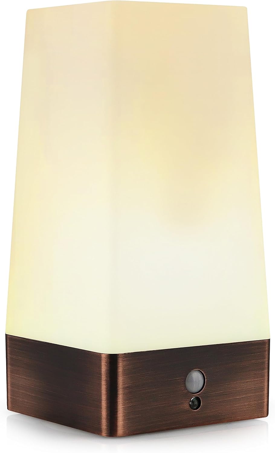 The Glowhouse Wireless PIR Motion Sensor LED Night Light Battery Powered Table Lamp (Square)