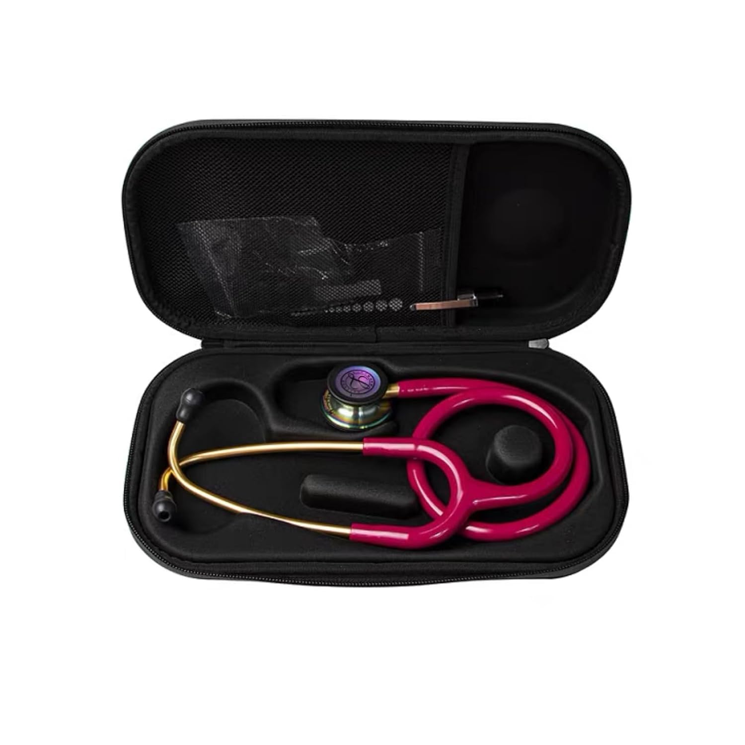 Stethoscope Case for Littmann Cardiology 4 Classic 3 ADC Stethoscopes,Stethoscope Holder Blood Pressure Cuff Bag for Nurse Work Accessories,Nursing School Essentials Carrying Case