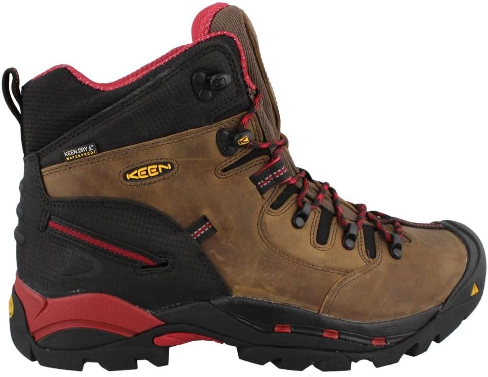 KEEN Utility Mens Pittsburgh 6" Leather Waterproof Steel Toe Work Boots