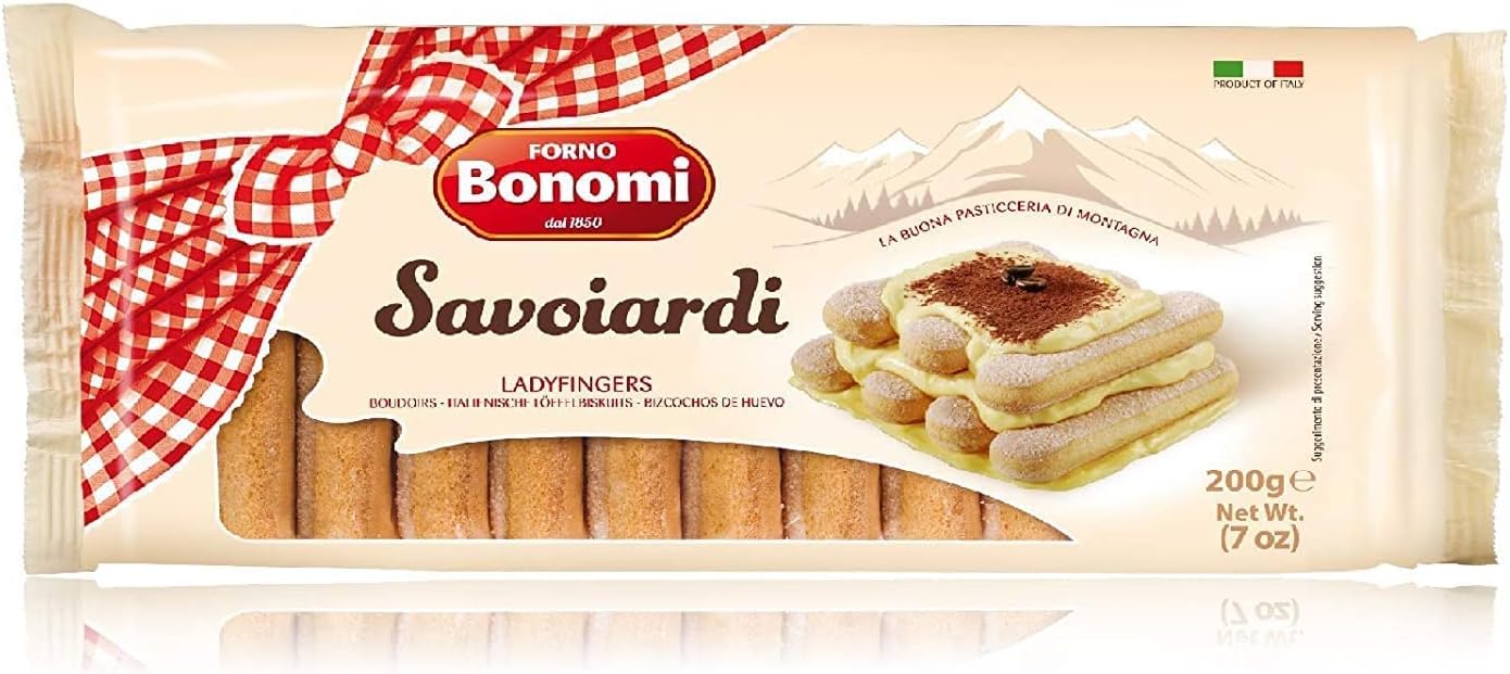 Savoiardi Lady Fingers, Forno Bonomi, almond cookie, 200g, 7oz, prefect with classic Italian Tiramisu