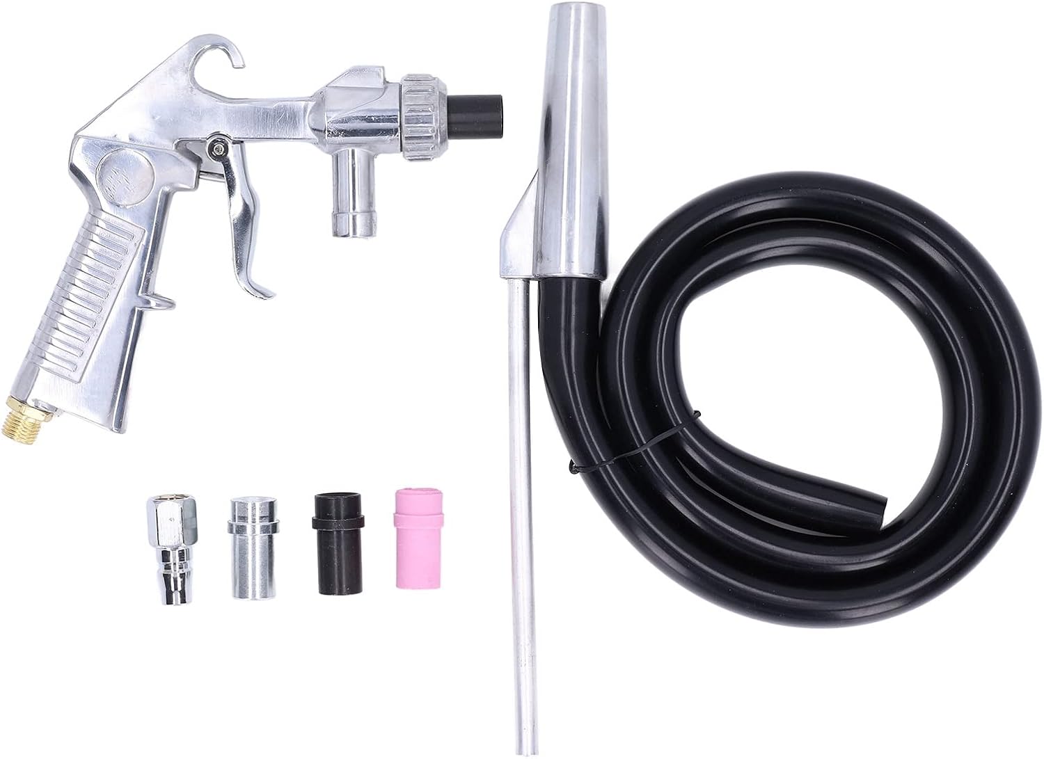 Sandblaster Sand Blasting Kit Sand Blaster Sandblasting Spray Gun Tool Set Sand Blasting Gun with Nozzle for Polishing