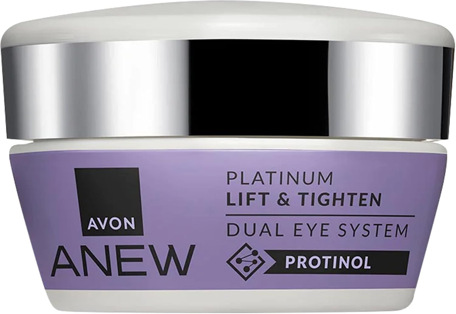 Avon Anew Platinum Lift & Tighten Dual Eye System 20ml, with Protinol™ Technology and Caffeine to Help Tighten and Hydrate Skin, Reduces Fine Lines and Sagging, Cruelty Free - Packaging May Vary