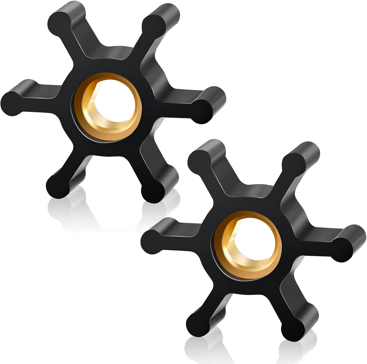 Fabbay Utility Impeller Replacement Water Transfer Pump Impeller Compatible with Trupow Model Pas-30 and Pds-30 Fit 5/16 Diameter Shaft Compatible with 1/10th and 1/12th Hp Ac and Dc Motor(6 Pack)