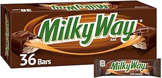 MilkyWay Candy Milk Chocolate Bars Bulk Pack, Full Size, 1.84 oz Pack of 36)