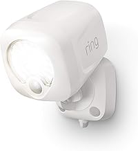 Ring Smart Lighting – Spotlight, Battery-Powered, Outdoor Motion-Sensor Security Light, White (Bridge required)