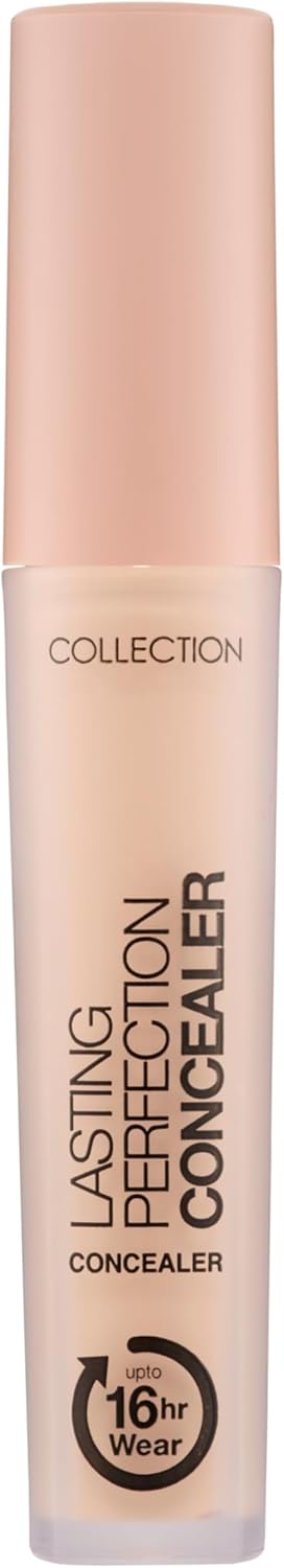 Collection Cosmetics Lasting Perfection Concealer, 16-Hour Wear, Long Lasting Concealer, Light Vanilla