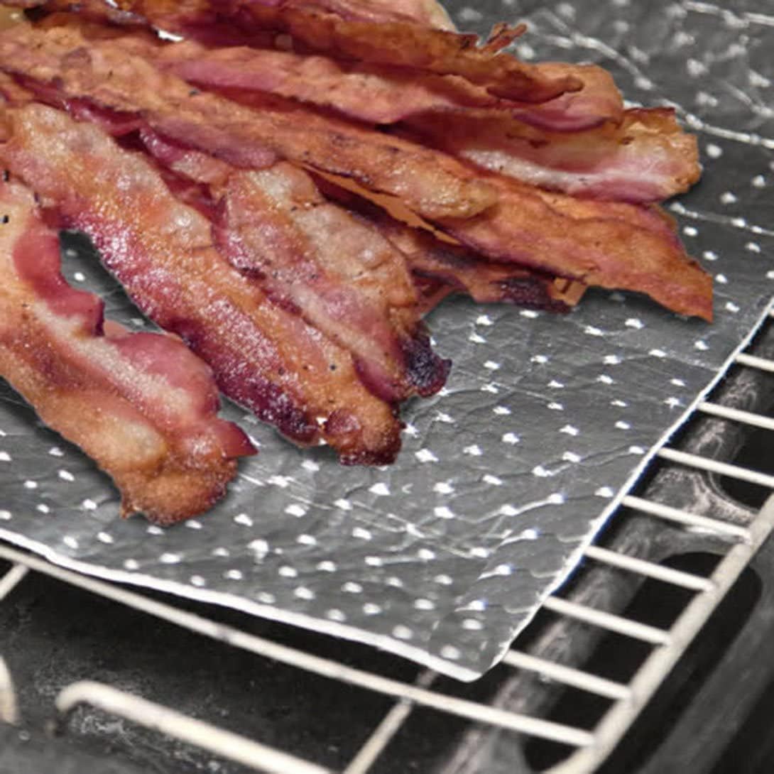 Mega_JumbleSale® 5 X 10 Fat Controller Grill Pan and Oven Tray Grease Absorbent Absorbing Pad Sheet Health Food Healthy Grilling Control Pads Healthier Cooking Dining