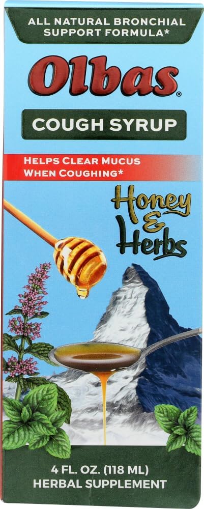 2 Packs of Olbas Cough Syrup - 4 Fl Oz
