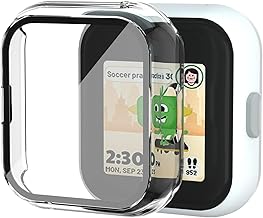 BlackPro Compatible with SyncUp KIDS Watch Screen Protector, Hard PC & Tempered Glass Sync UP Kids Watch Protector Cover Case (Transparent)