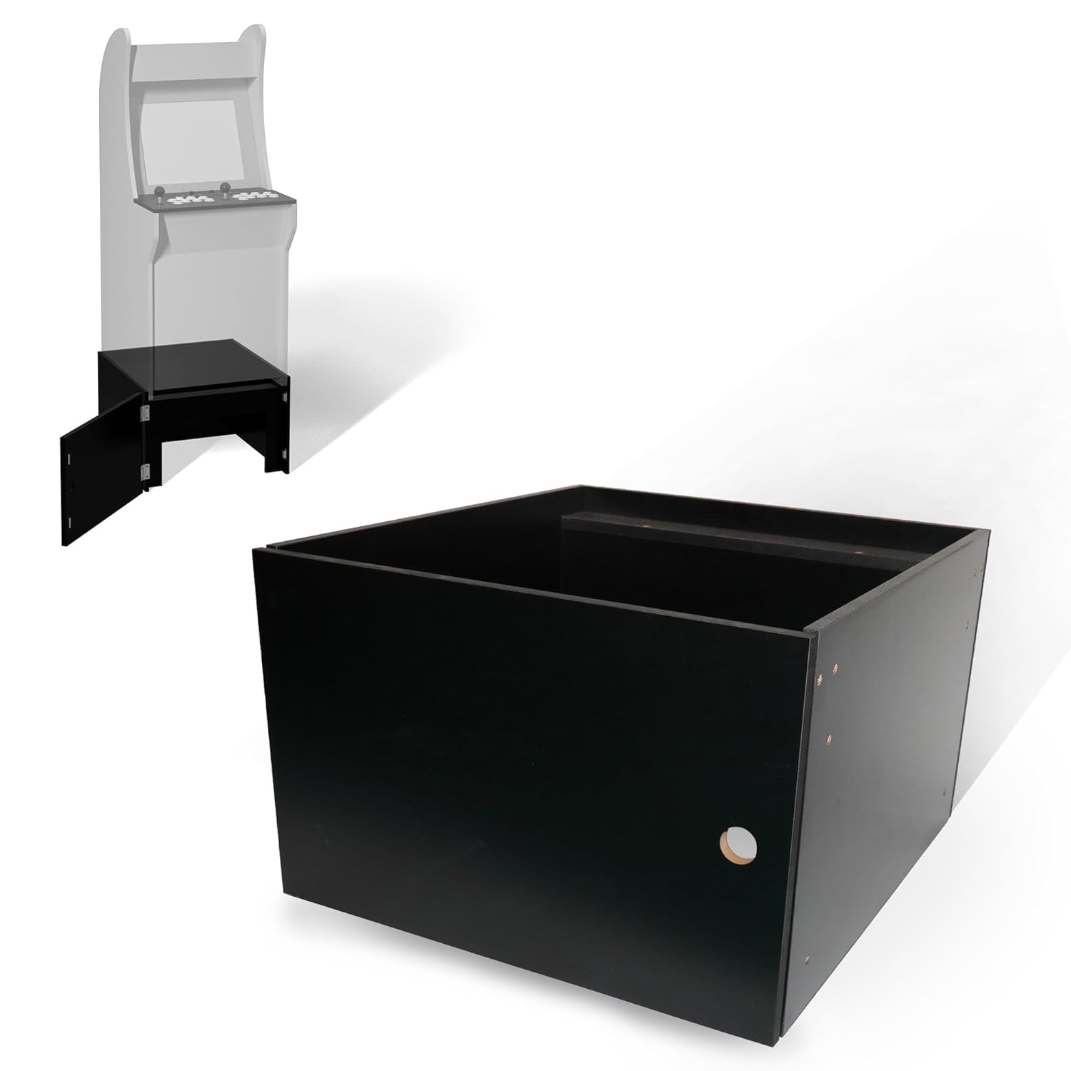 IntecGaming Riser for original Arcade1up arcade machine, combine with the space of sufficient storage and increase standing height