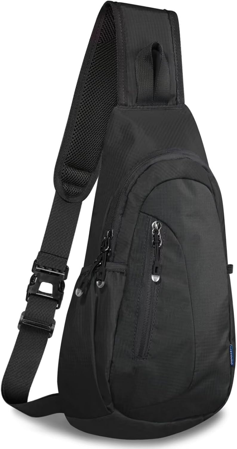 TITECOUGO Small Sling Bag, Lightweight Crossbody Backpack for Men Women Kids, Shoulder Bag for Sports and Outdoor