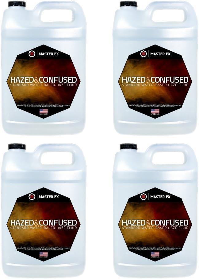 Hazed and Confused Standard Water-Based Haze Fluid - 4 Gallon Case