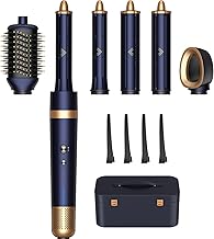 6 in 1 Multifunctional Hair Styler Set - Auto-Wrap Curling Iron, Hot Air Brush, Drying & Styling System for Women, Gift