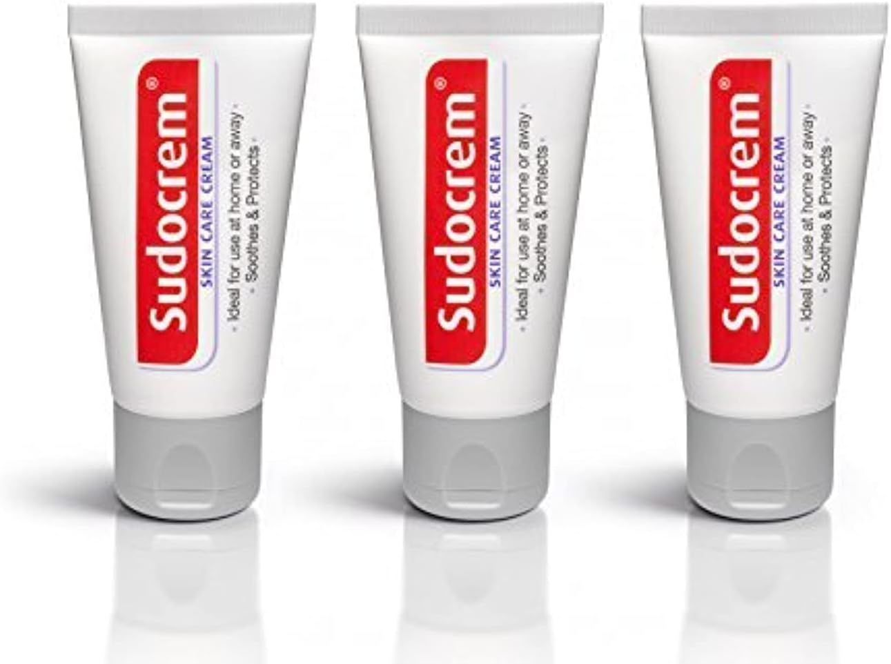 3X Sudocrem Skin Care Cream 30G Tube Sudocream Soothes Protects Travel Mini