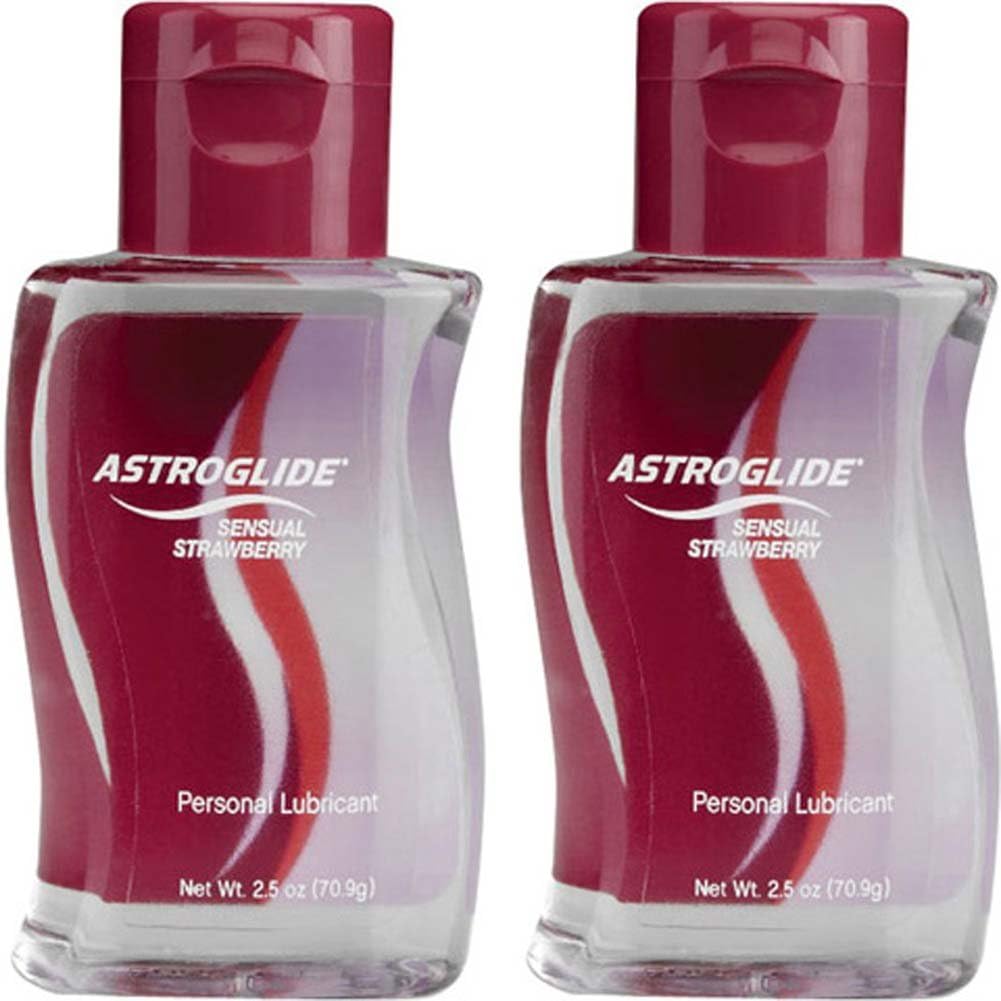 Astroglide Personal Lubricant Sensual Strawberry 2.5 oz (Pack of 2)