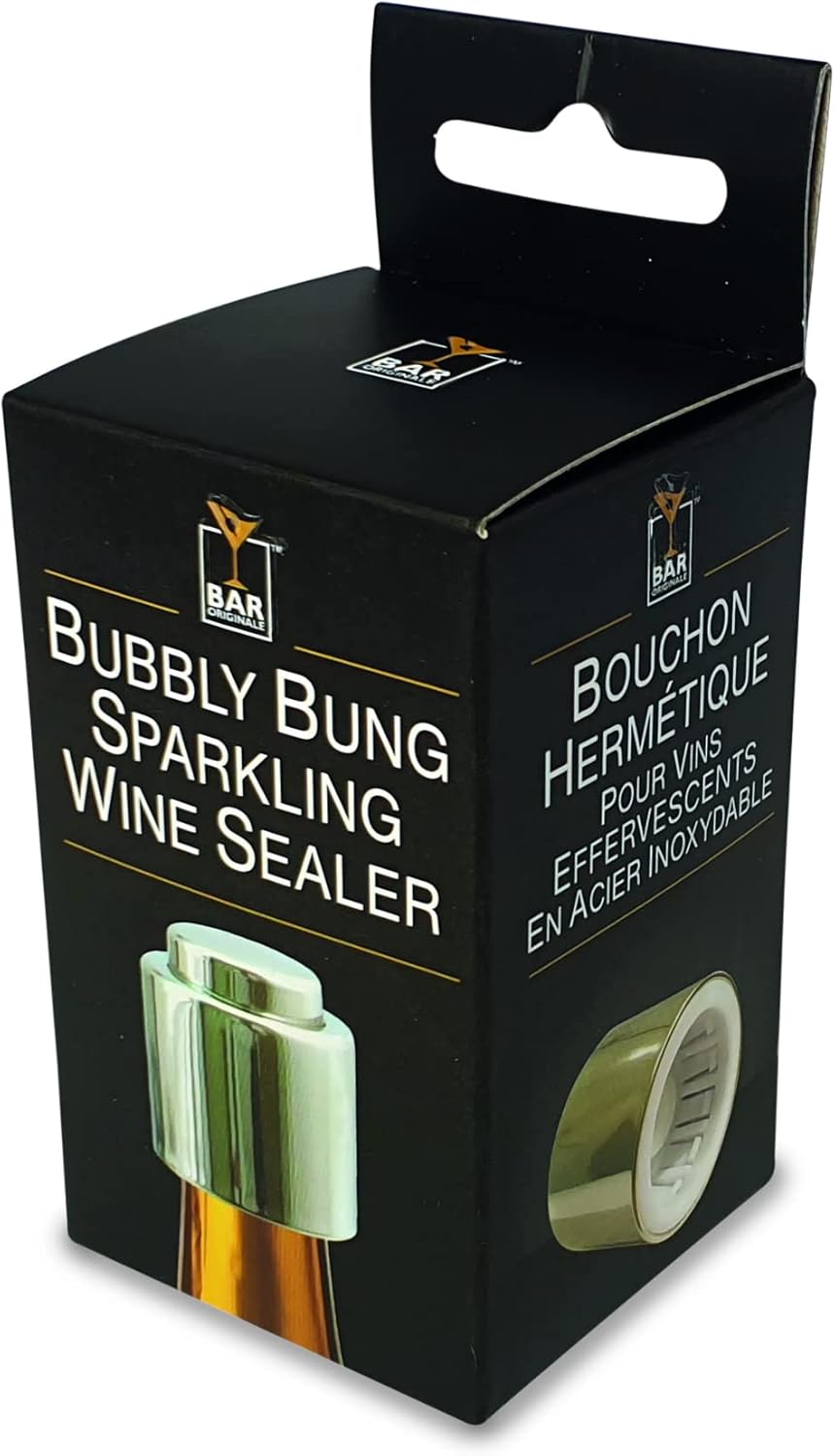 Vinology Bubbly Bung Champagne Stopper Stainless Steel