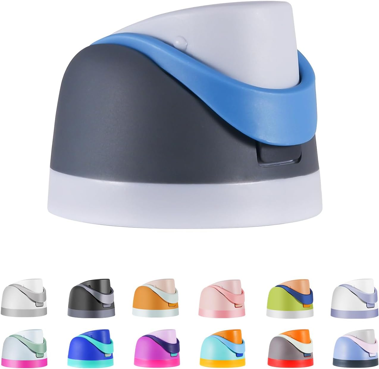 Replacement Lid for Owala Freesip Water Bottle, Compatible with Owala Lid and Cap,for 16oz 24oz 32oz 40oz Bottles,Leakproof Lids Accessory,One Button Water Bottle Top Replacement Cap,BPA-Free