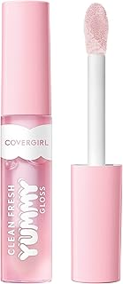COVERGIRL Clean Fresh Yummy Gloss – Lip Gloss, Sheer, Natural Scents, Vegan Formula - Let’s Get Fizzical