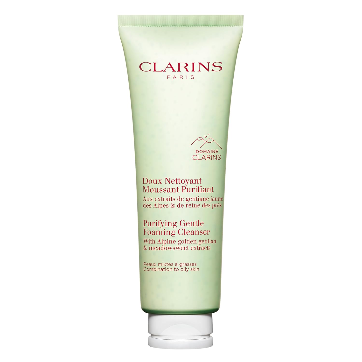 Clarins Purifying Gentle Foaming Cleanser | Cleanses, Purifies and Mattifies | Green Formula and Contains Salicylic Acid | Soap-Free | SLS-Free | Dermatologist Tested | Combination To Oily Skin Types