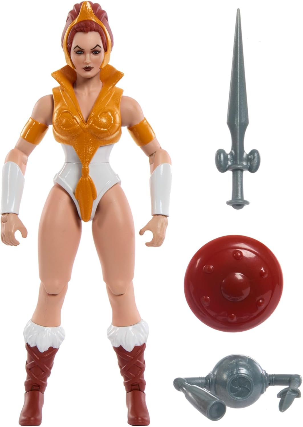 Masters of the Universe Origins Toy, Teela Cartoon Collection Action Figure, 5.5-inch MOTU Heroine, Accessories & Mini-Comic, HYD27