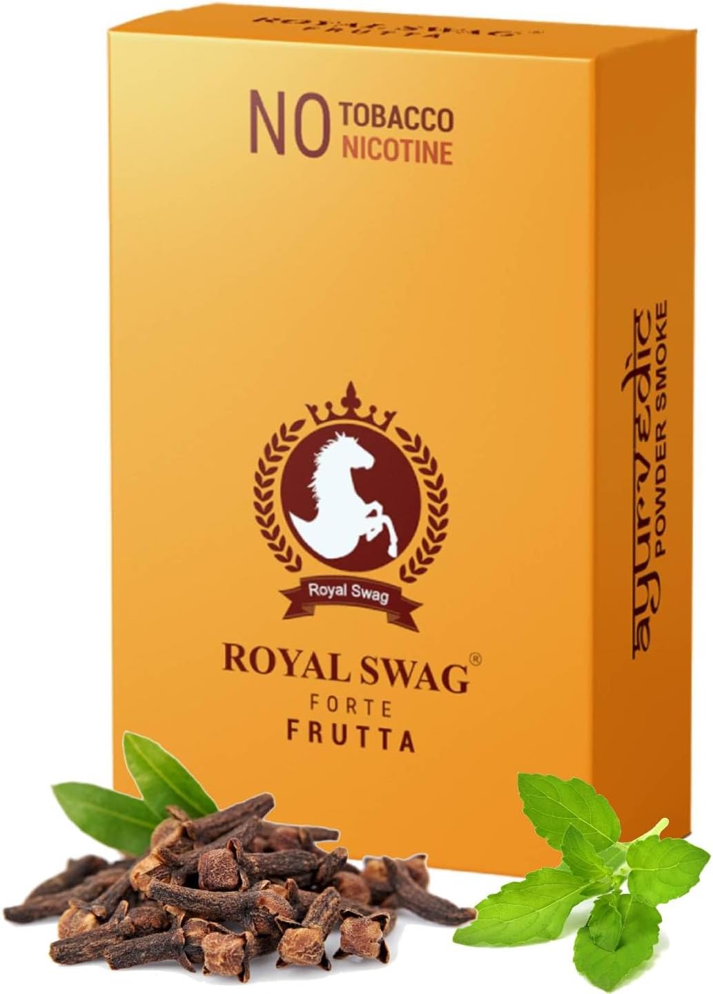 ROYAL SWAG King Size Herbal Sticks 20 Pack Herbal Sticks Tobacco Free Nicotine Free Vegan Chemical Free Herbal Alternative Made in India (Frutta)