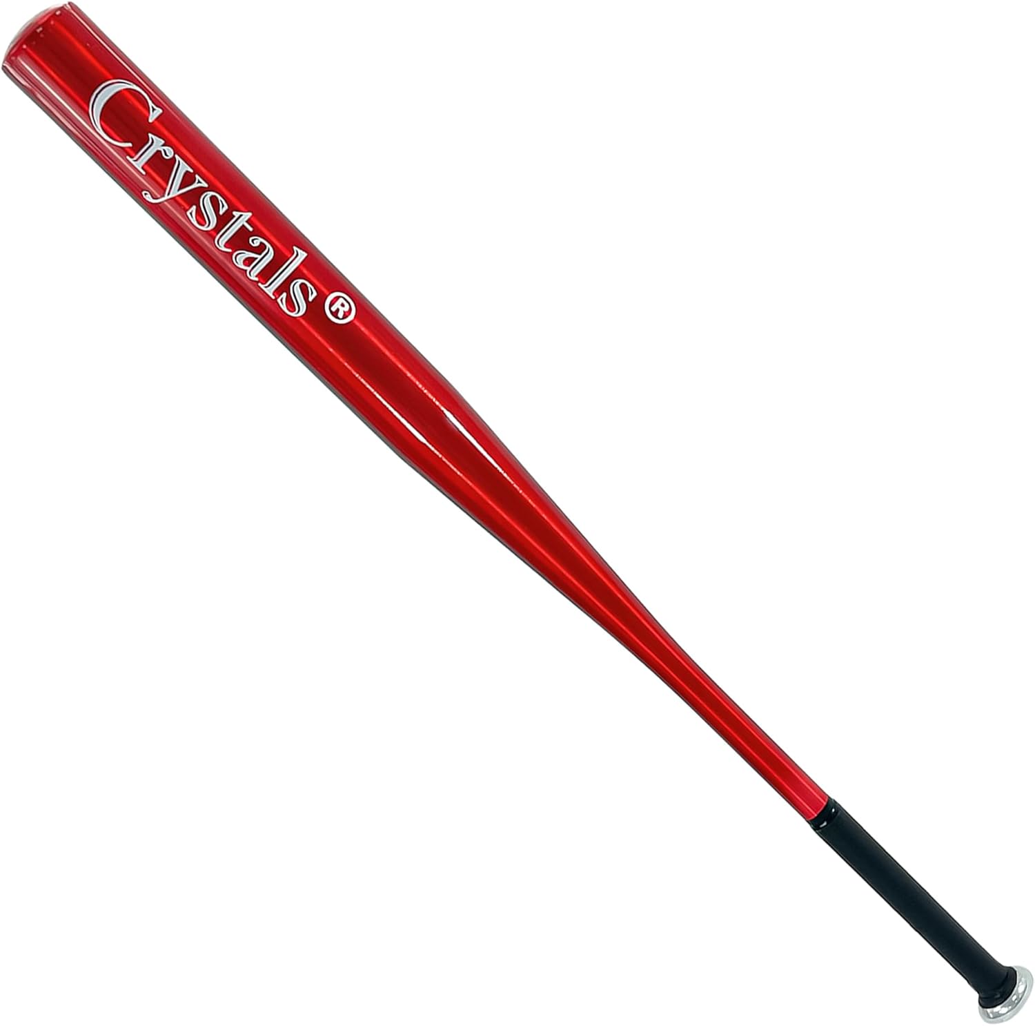 Crystals 32-Inch Aluminium Baseball Bat – Heavy Duty Metal Bat for Adults & Teens – Outdoor Sports Equipment