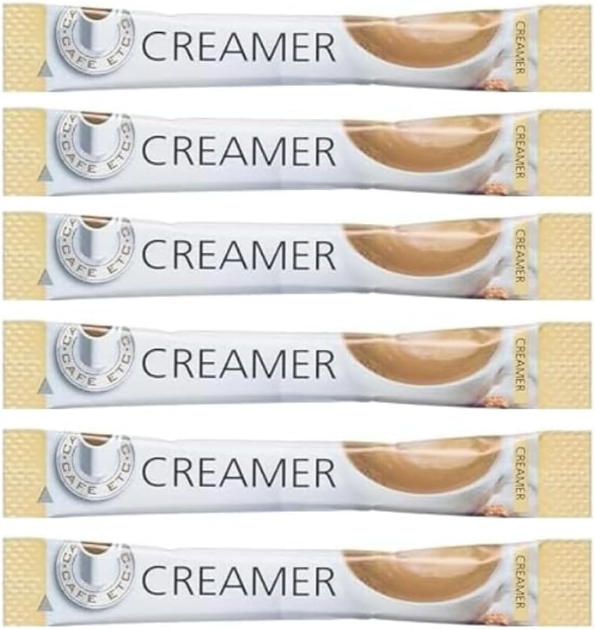 50 x Coffee Creamer Powdered Sticks - Individual Sachets By Shop4Choice